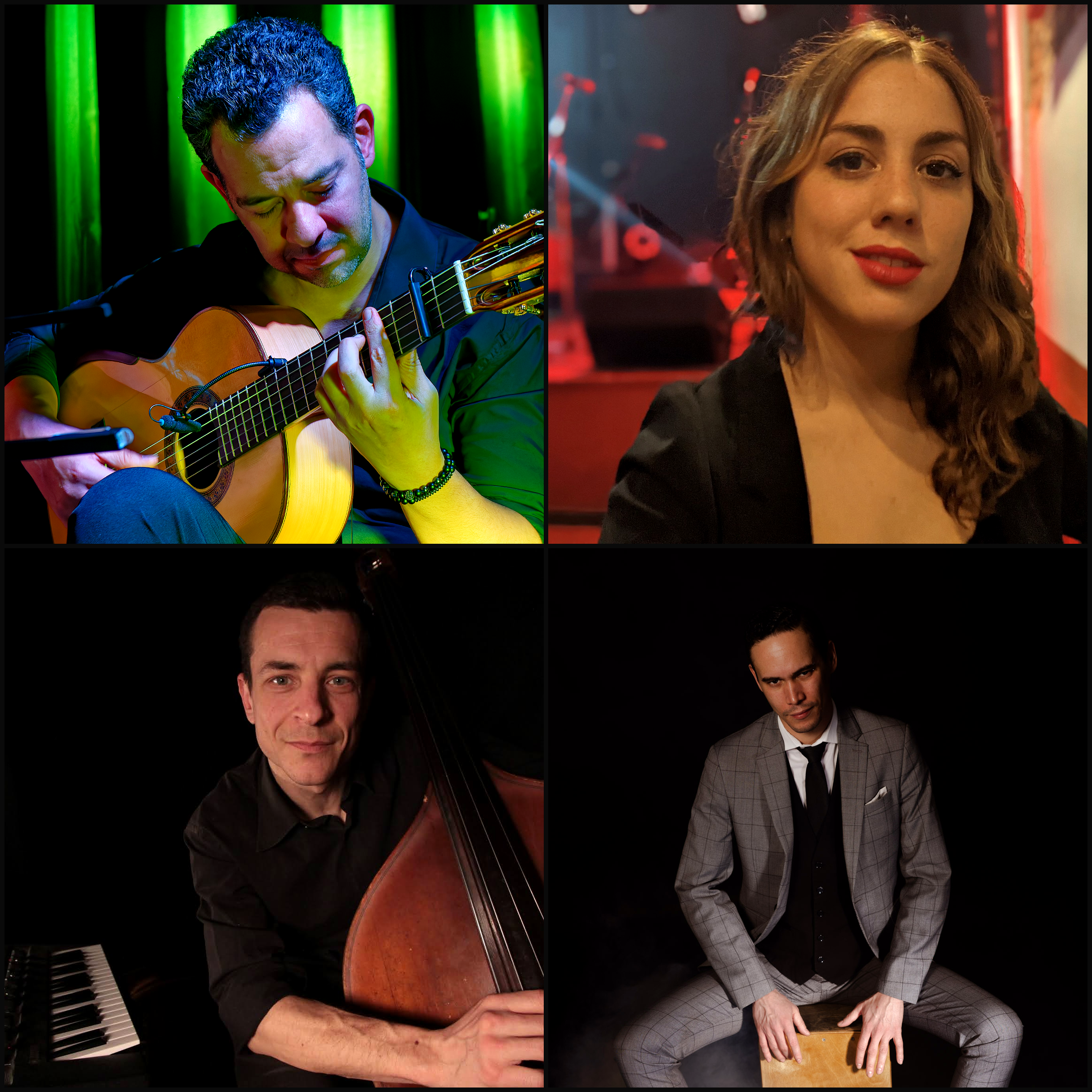 María Luz Seferiades & Ali Omar El-Farouk: Cuatro Orillas artwork from Upstairs Jazz Bar & Grill